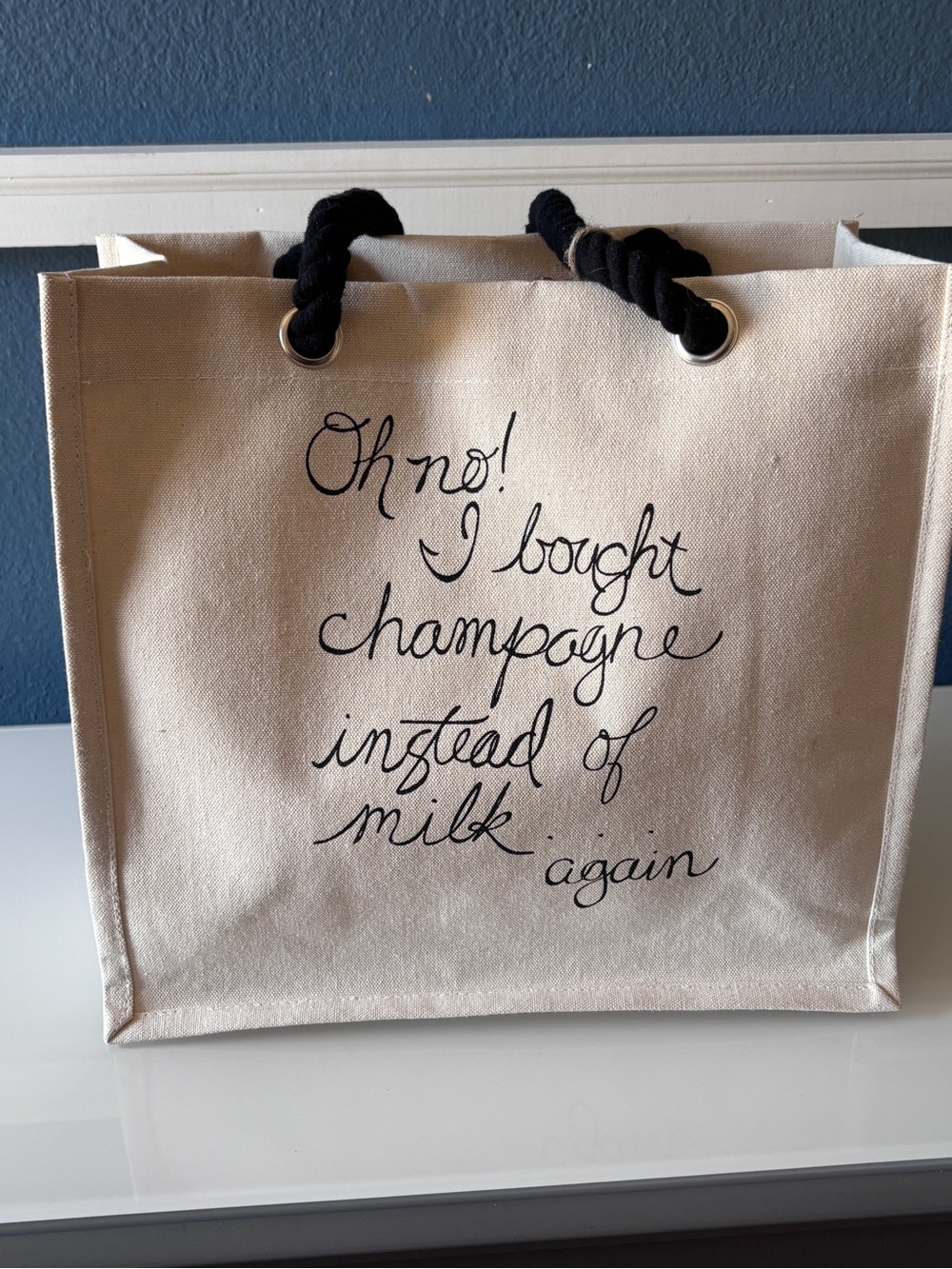🍾 New With Tags | 34th & Pine 4-Bottle Canvas Wine Tote